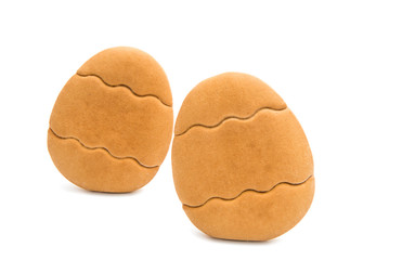 Easter biscuits isolated