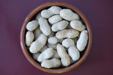 A handful of peanuts