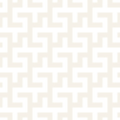 Maze Tangled Lines Contemporary Graphic. Abstract Geometric Background Design. Vector Seamless Pattern.