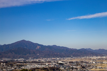 Obraz premium 湘南平から眺める大山