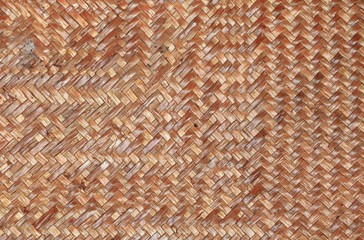 Bamboo Weave  texture ancient pattern thai style   background and space for add text