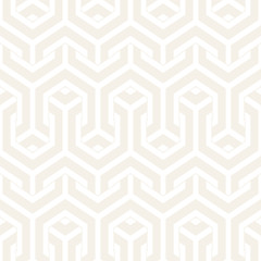 Vector Seamless Interlacing Lines Pattern. Repeating Geometric Background With Hexagonal Lattice.