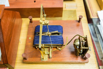 The world's first electromagnetic telegraph of the russian scientist P.L. Shilling, 1832