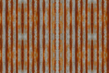 zinc wall texture seamless pattern background rusty corrugated metal old