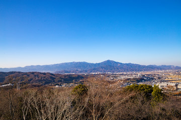 湘南平から眺める大山