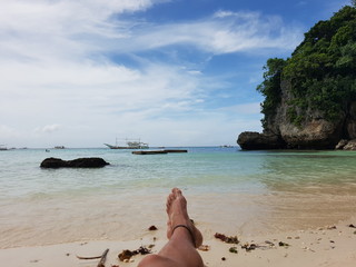 Chilling at Boracay Island, Philippines