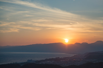 湘南平から眺める富士山