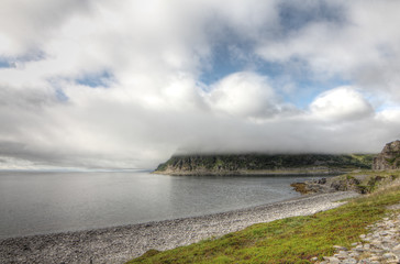 Norwegian fjord and mountains
