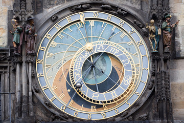 Astronomical Clock, Old Town Hall, Prague, Czechia.
