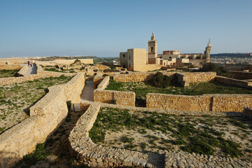 Fototapeta na wymiar Gozo cathedral malta