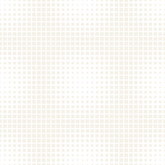 Repeating Rectangle Shape Halftone. Vector Seamless Monochrome Pattern