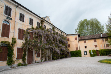 Fototapeta na wymiar Historical buildings. Friuli to discover