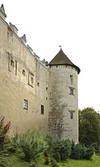 Fototapeta na wymiar Niedzica castle - Dunajec castle near Niedzica. Poland