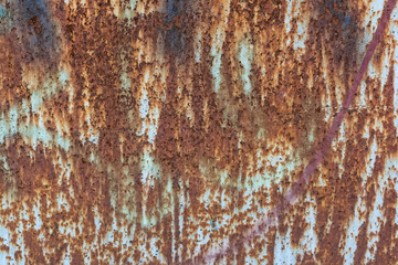 Abstract corroded colorful rusty metal background