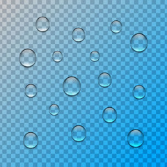 Realistic drop vector graphics.