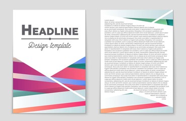 Abstract vector layout background set. For art template design, list, front page, mockup brochure theme style, banner, idea, cover, booklet, print, flyer, book, blank, card, ad, sign, sheet,, a4