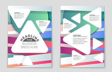 Abstract vector layout background set. For art template design, list, front page, mockup brochure theme style, banner, idea, cover, booklet, print, flyer, book, blank, card, ad, sign, sheet,, a4