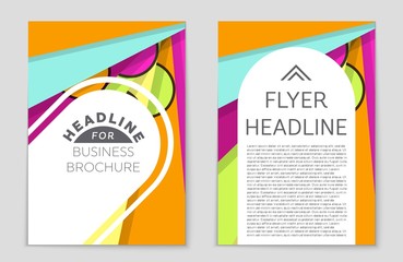 Abstract vector layout background set. For art template design, list, front page, mockup brochure theme style, banner, idea, cover, booklet, print, flyer, book, blank, card, ad, sign, sheet,, a4