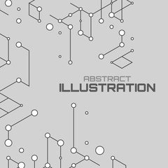 Geometric lines and dots