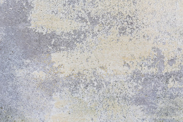 old plastered wall with shabby paint