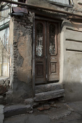 Traditional architecture of Historic District in old Tbilisi - Georgia