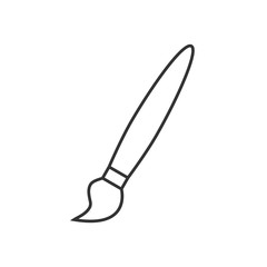 Paint brush linear icon