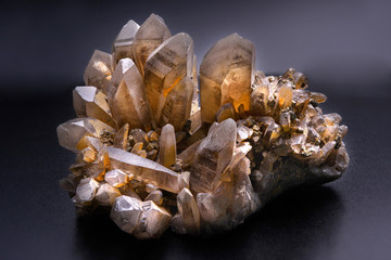 mineral rock crystal, kind of transparent quartz