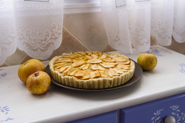 Tarta de manzana casera 
