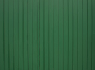 Green painted metal wall can use for background