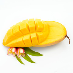 Mango fruit isolated on white