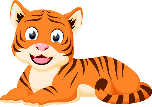 Happy Tiger Cartoon playing 