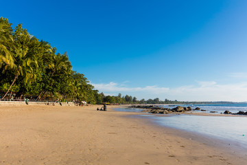 Ngapali Beach near Thandwe at Rakhine state in Myanmar (Burma)