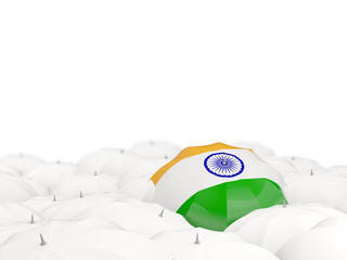 Umbrella with flag of india