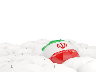 Umbrella with flag of iran