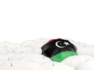 Umbrella with flag of libya