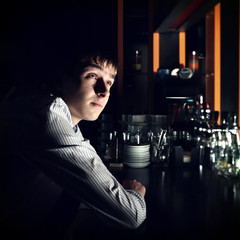 Young Man at the Bar