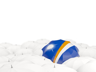 Umbrella with flag of marshall islands