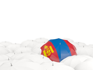 Umbrella with flag of mongolia
