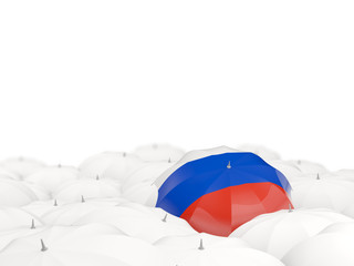 Umbrella with flag of russia