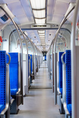 Naklejka premium Empty Passenger Train
