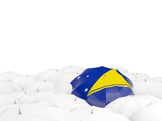 Umbrella with flag of tokelau