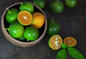 Fresh Citrus calamondin fruit