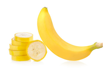 Banana isolated on white background © sommai