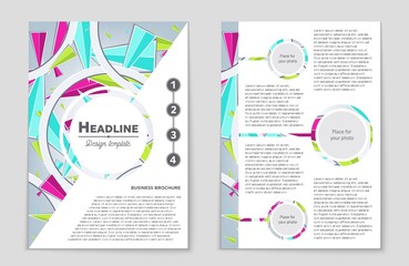 Abstract vector layout background set. For art template design, list, page, mockup brochure theme style, banner, idea, cover, booklet, print, flyer, book, blank, card, ad, sign, sheet,, a4.