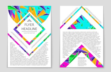 Abstract vector layout background set. For art template design, list, page, mockup brochure theme style, banner, idea, cover, booklet, print, flyer, book, blank, card, ad, sign, sheet,, a4.