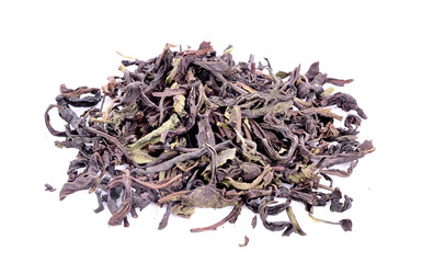 tea on white background