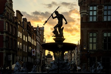 Fontanna Neptuna pod słońce © radekczaja