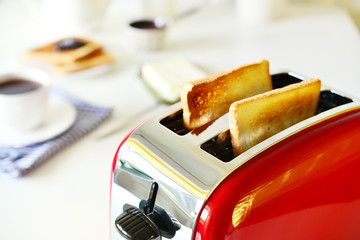 Toaster with bread