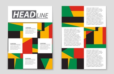 Abstract vector layout background set. For art template design, list, page, mockup brochure theme style, banner, idea, cover, booklet, print, flyer, book, blank, card, ad, sign, sheet,, a4.