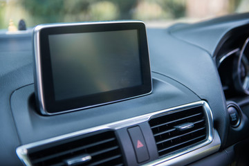Interior view of a car